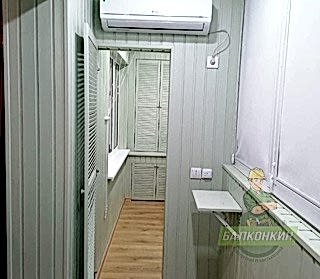 Сделали кухню на балконе