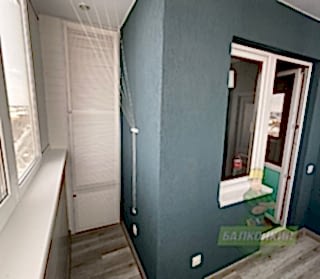 Ремонт и отделка балкона в поселке Знаменском