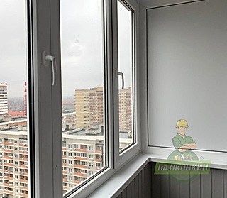 Отделка балкона вагонкой 